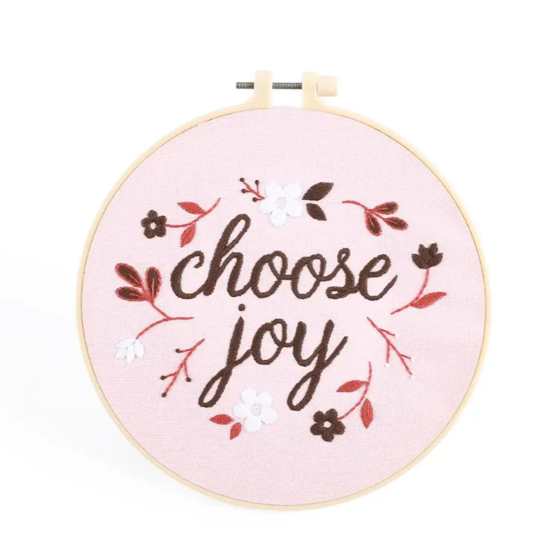 Embroidery Kit, Choose Joy